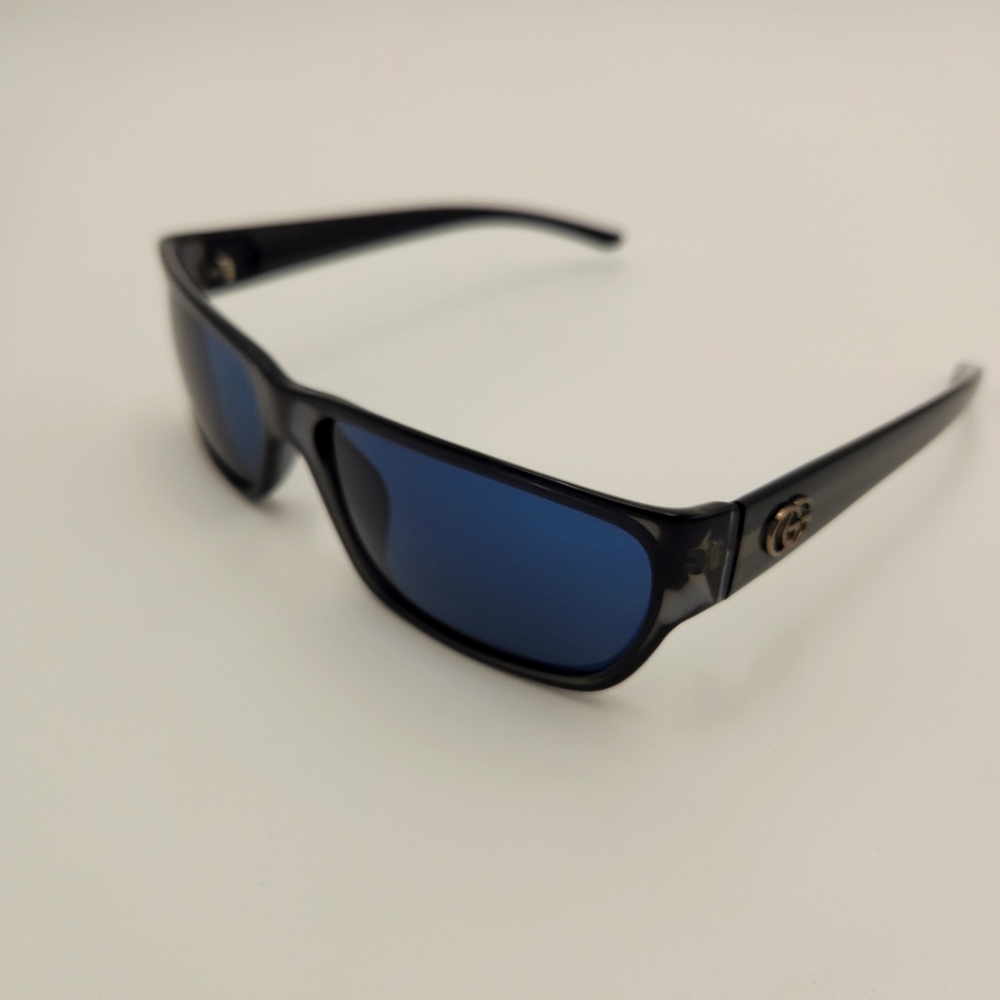 Gucci Sunglasses GG 2492/S E2K 57-15 135 Angular Grey Blue Optyl - Picture 9 of 11